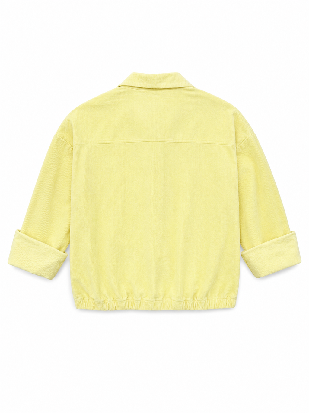 Pastellgelbe Sommer-Cordjacke