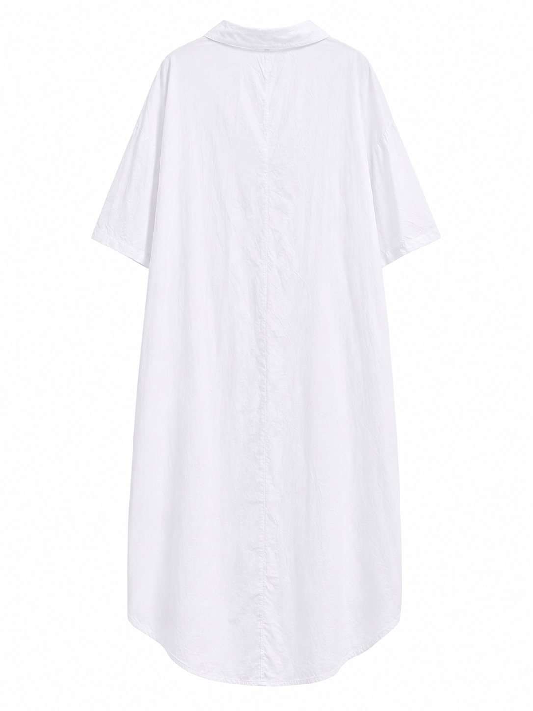 Minimalistisches Oversized Hemdblusenkleid aus Baumwolle