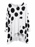 Oversize Kleid mit XXL-Polka Dots