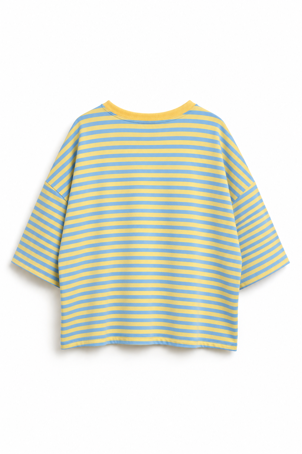 Oversize Streifenshirt „Sky Lemon“